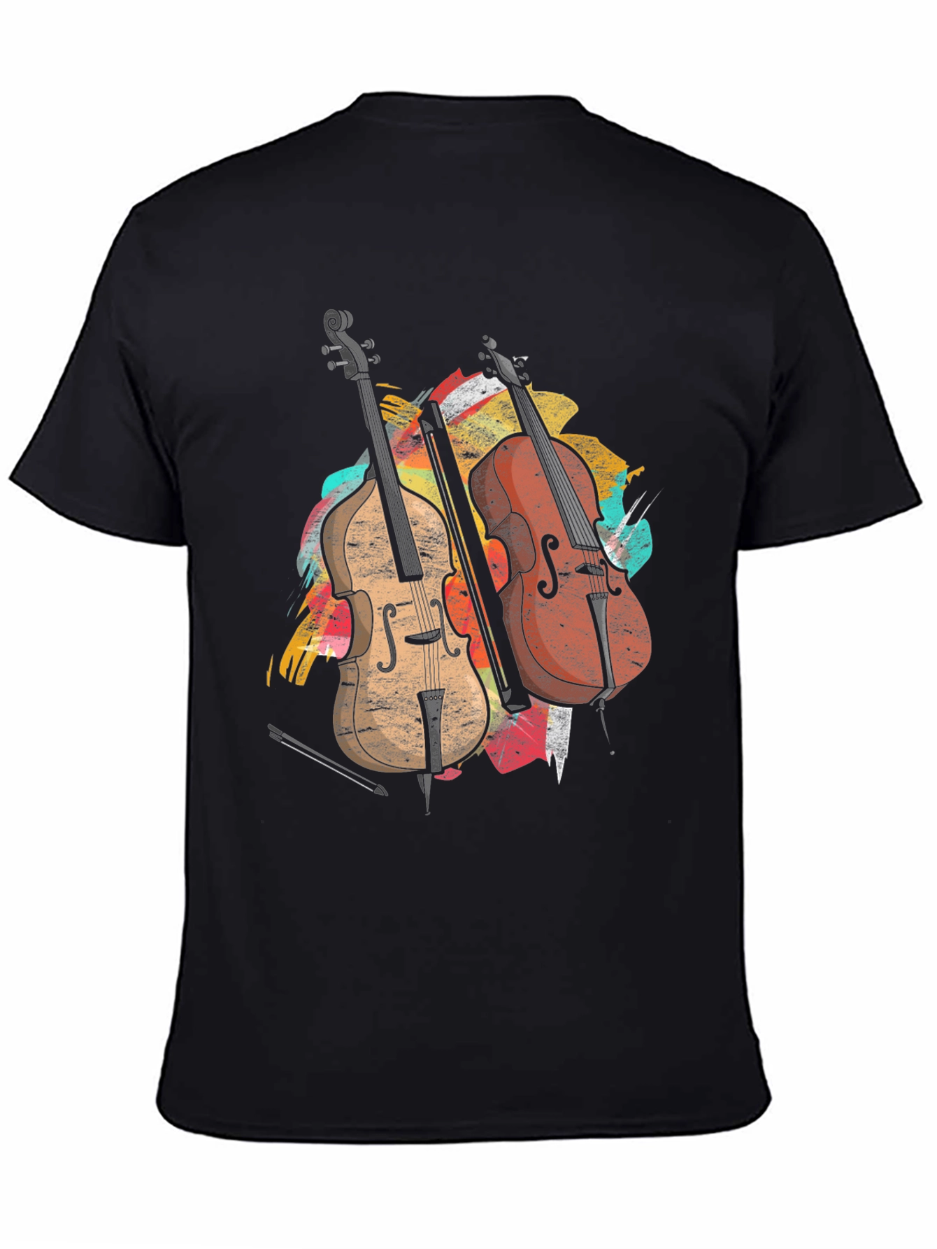 Musical Double Bass T-Shirt - Graphic Tee