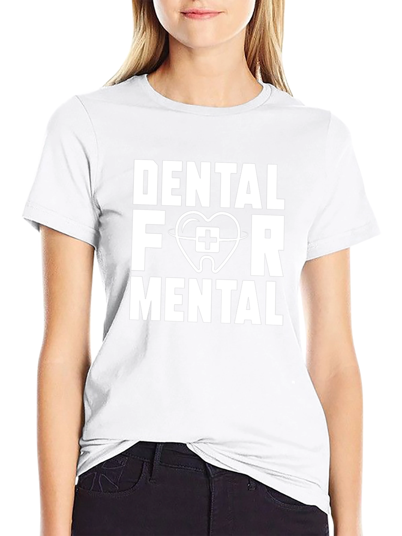 Dental For Mental Black T-Shirt
