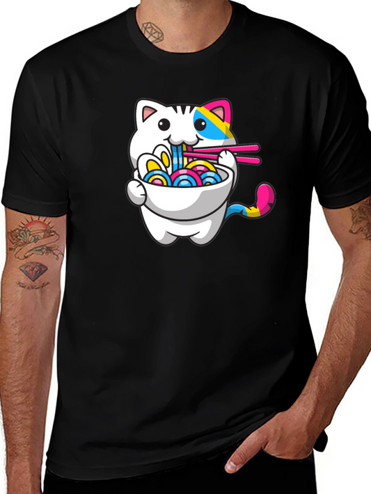 Ramen Cat T-Shirt - Unique Graphic Tee