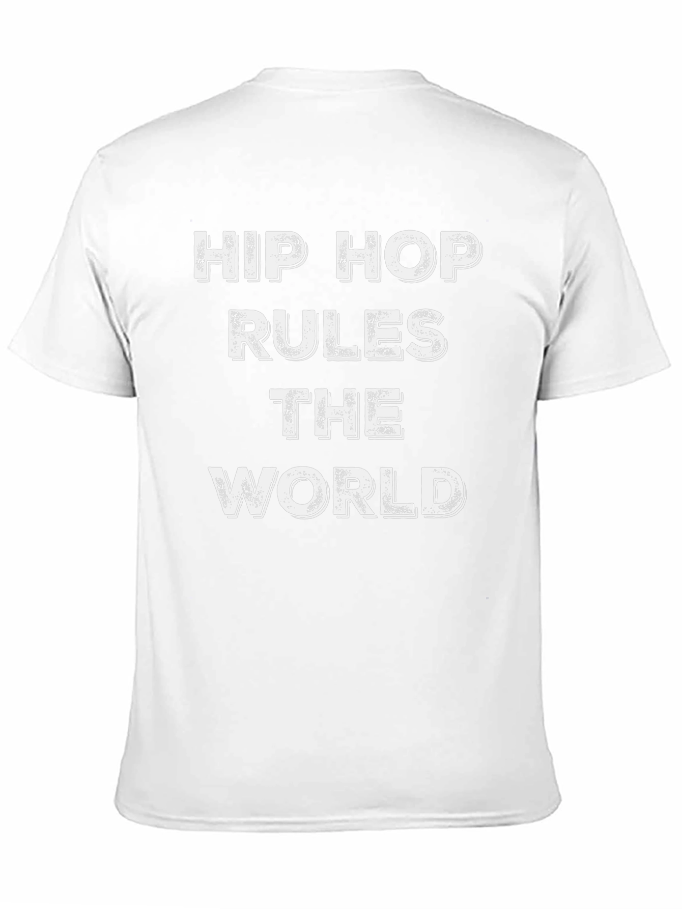 Hip Hop Rules the World Black T-Shirt
