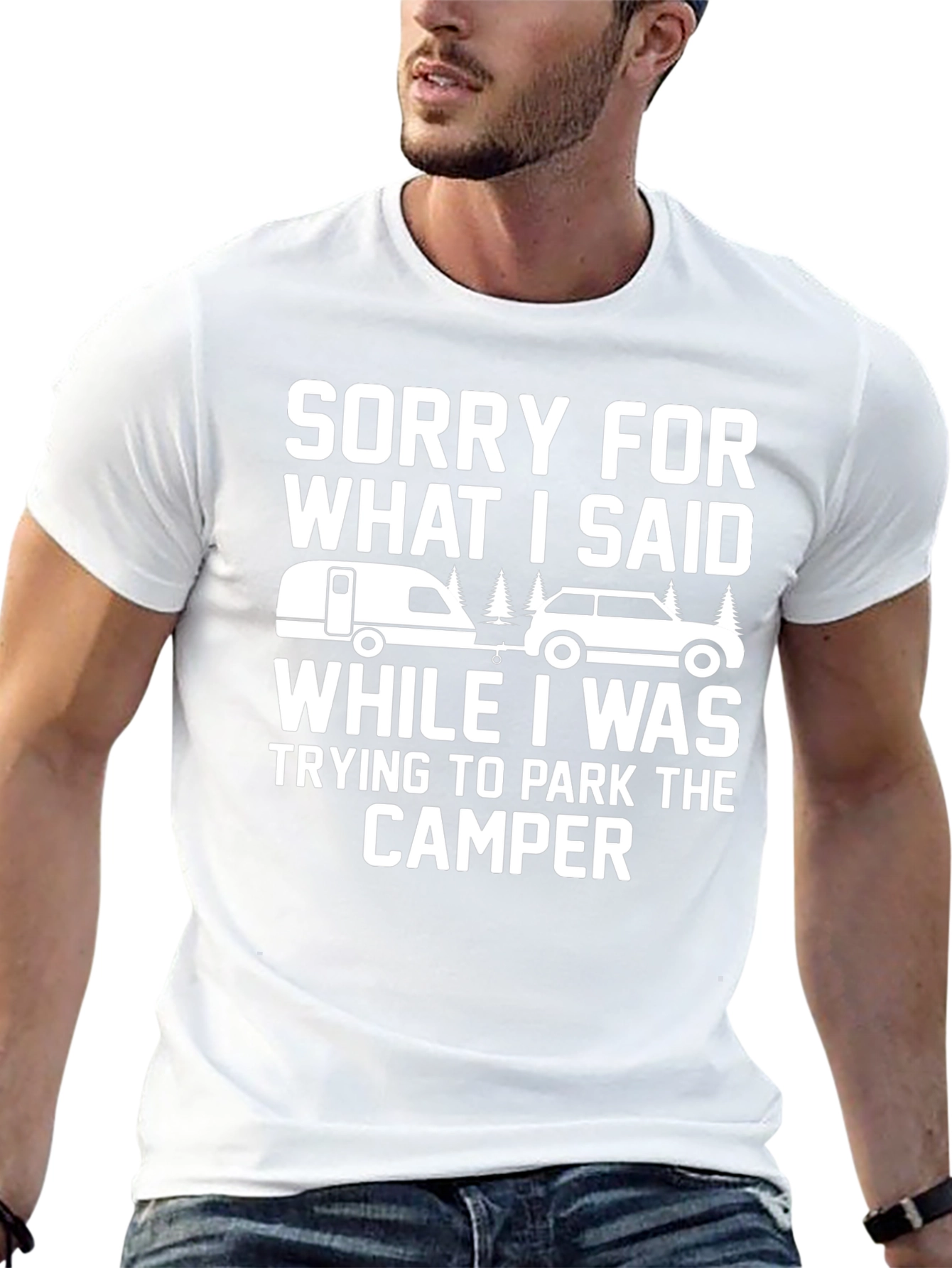 Sorry For What I Said Camper T-Shirt