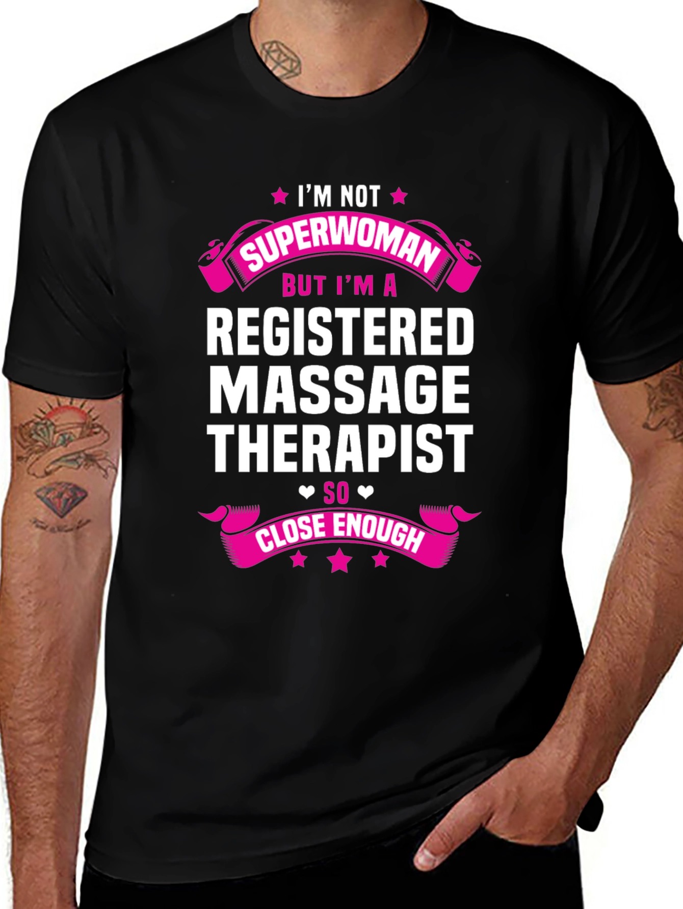 Registered Massage Therapist Funny Graphic T-Shirt