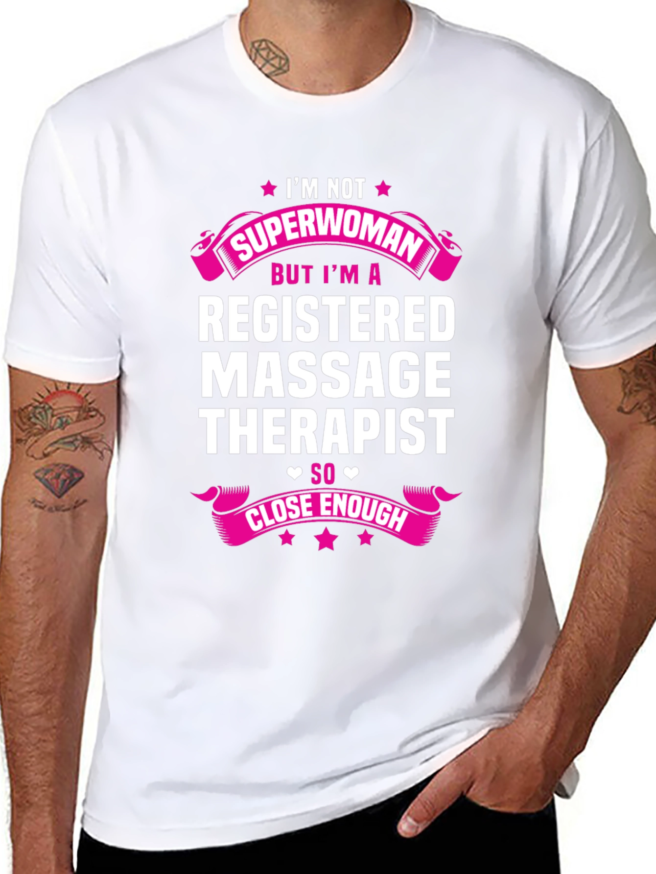 Registered Massage Therapist Funny Graphic T-Shirt