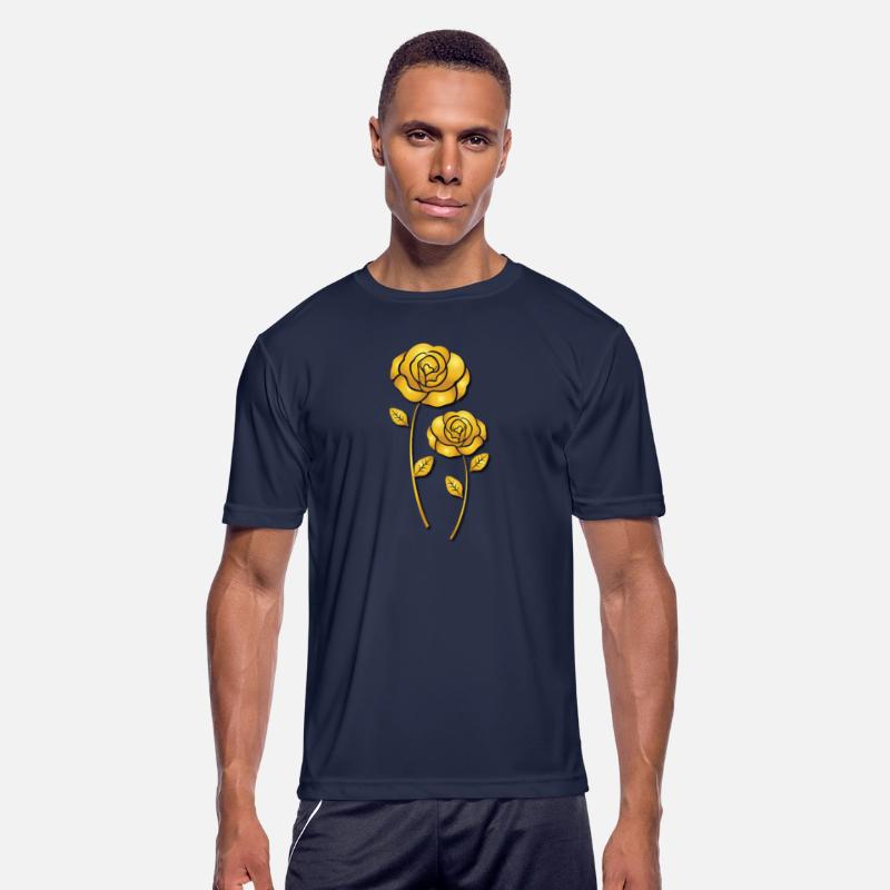 Valentine golden roses flower