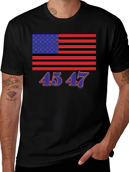 Patriotic 45 47 Graphic Tee