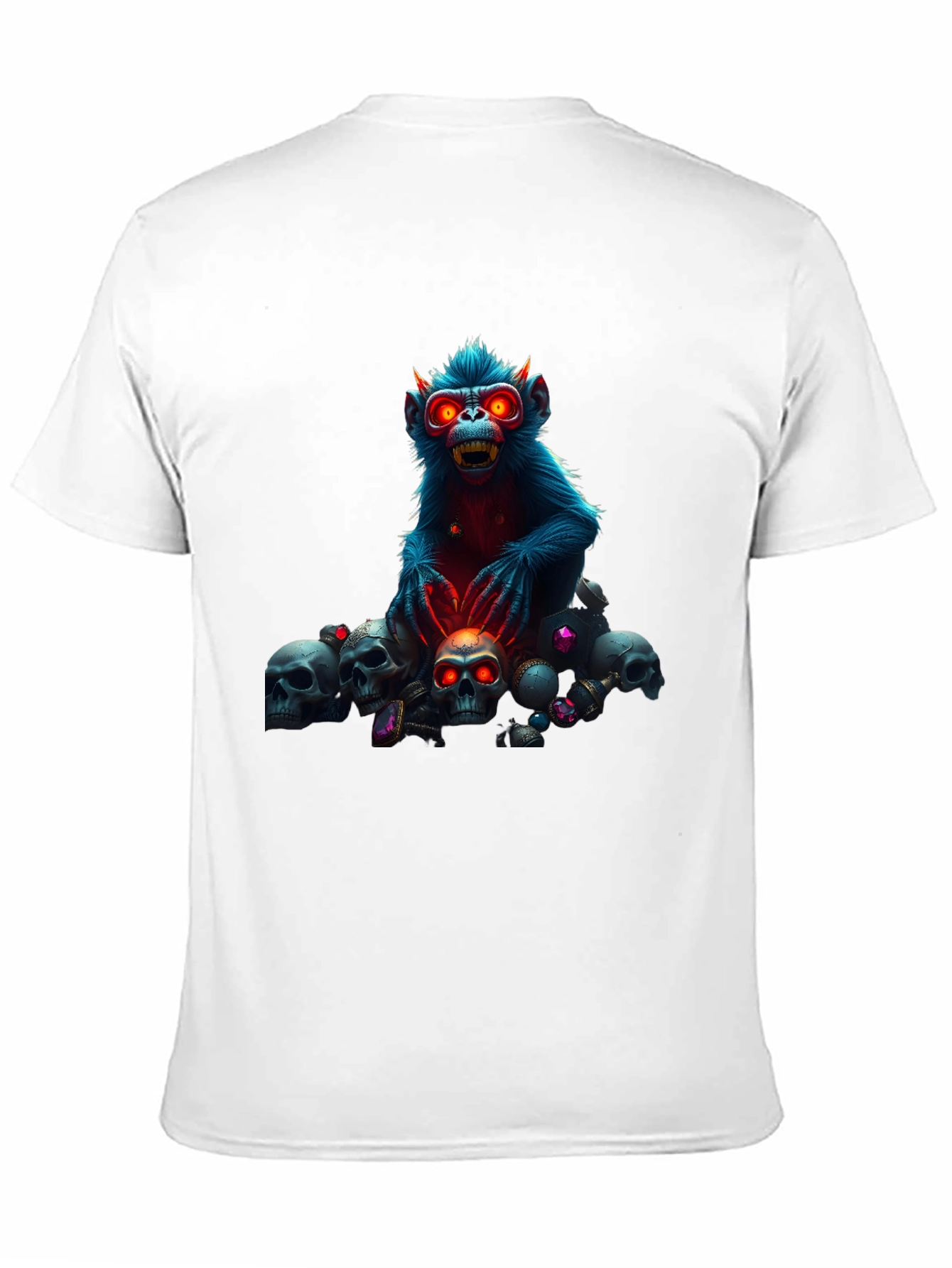 Skull Monkey Graphic Tee - Edgy Style