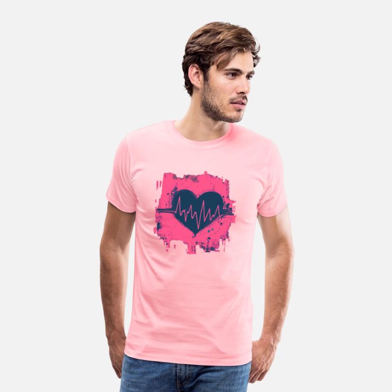 Vibrant Pulse - Artistic Valentines Heartbeat