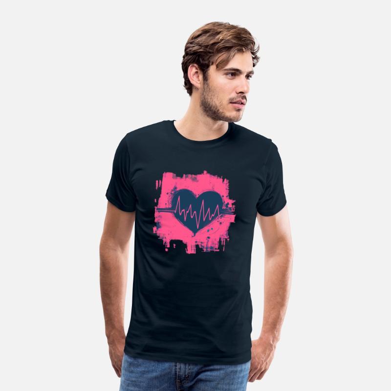 Vibrant Pulse - Artistic Valentines Heartbeat