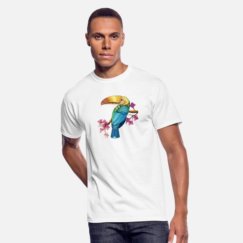 Vibrant Tropical Parrot Illustration