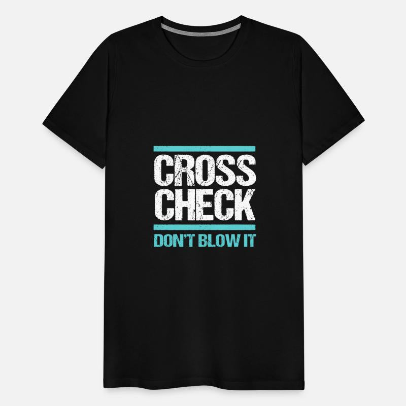 Vintage Funny Flight Attendant Cross Check