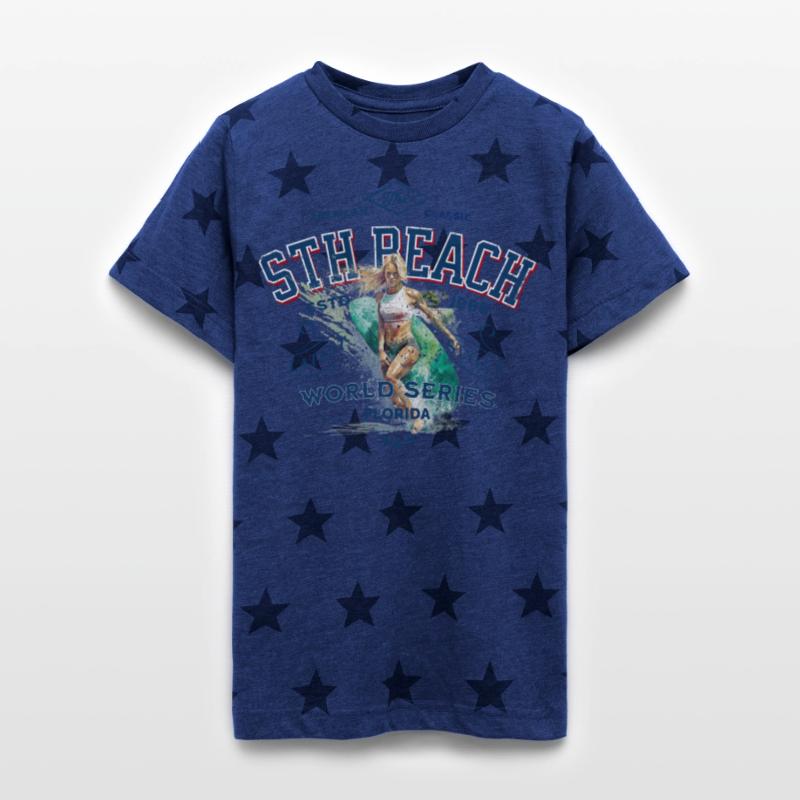 Vintage Surf Girl Artwork Design