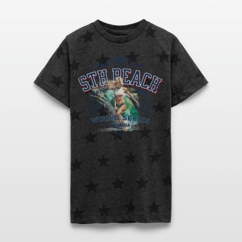 Vintage Surf Girl Artwork Design
