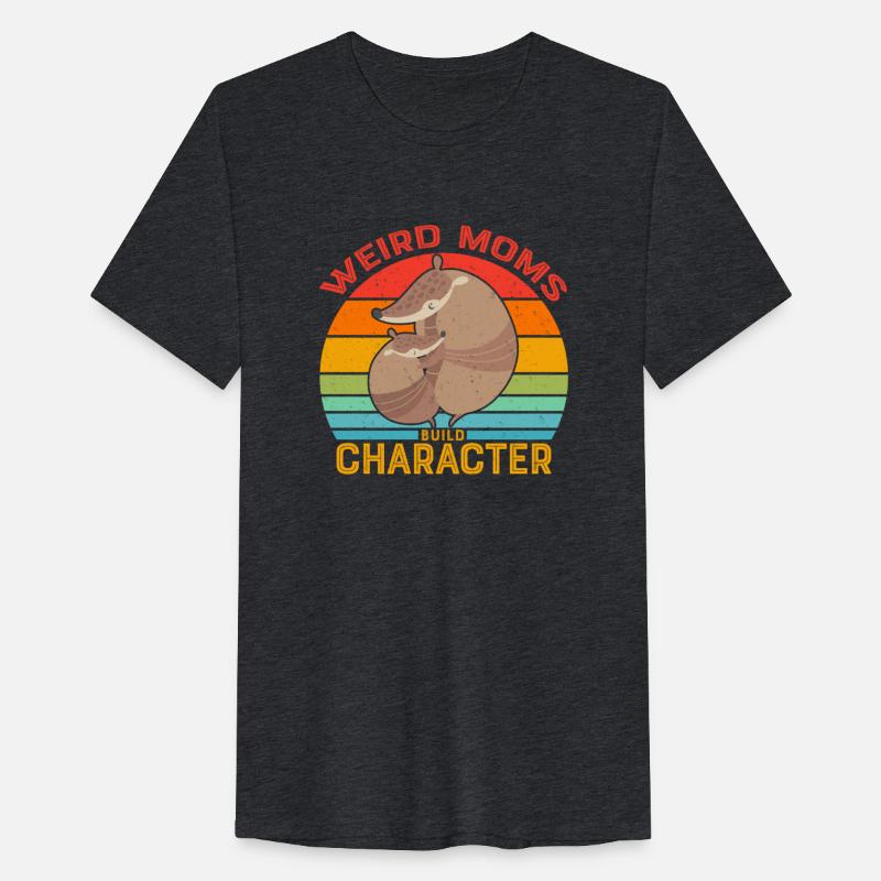 Vintage Weird Moms Build Character Armadillo