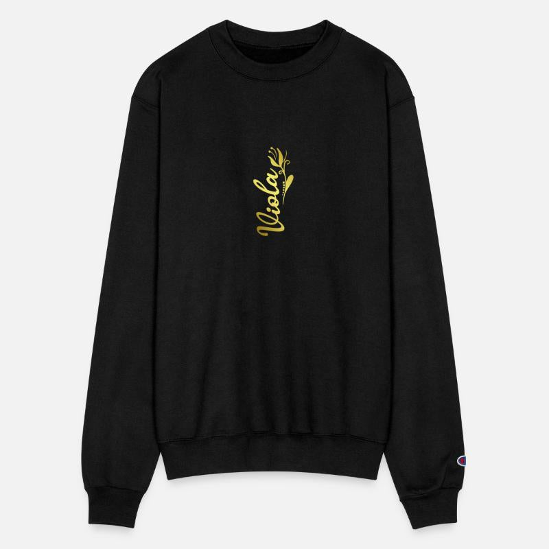 Viola Name Faux Gold Tulip Flourish
