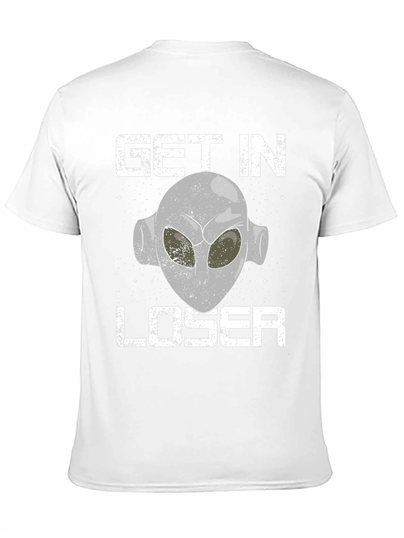 Get In Loser Alien T-Shirt - Black