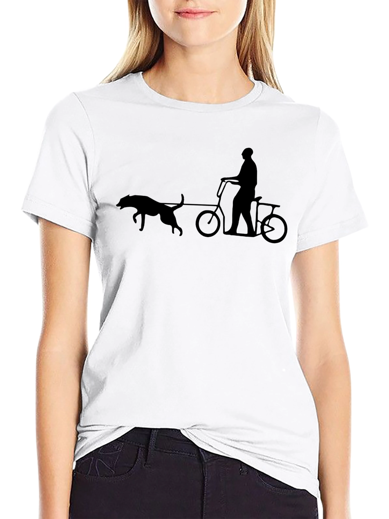 Dog Powered Bike T-Shirt