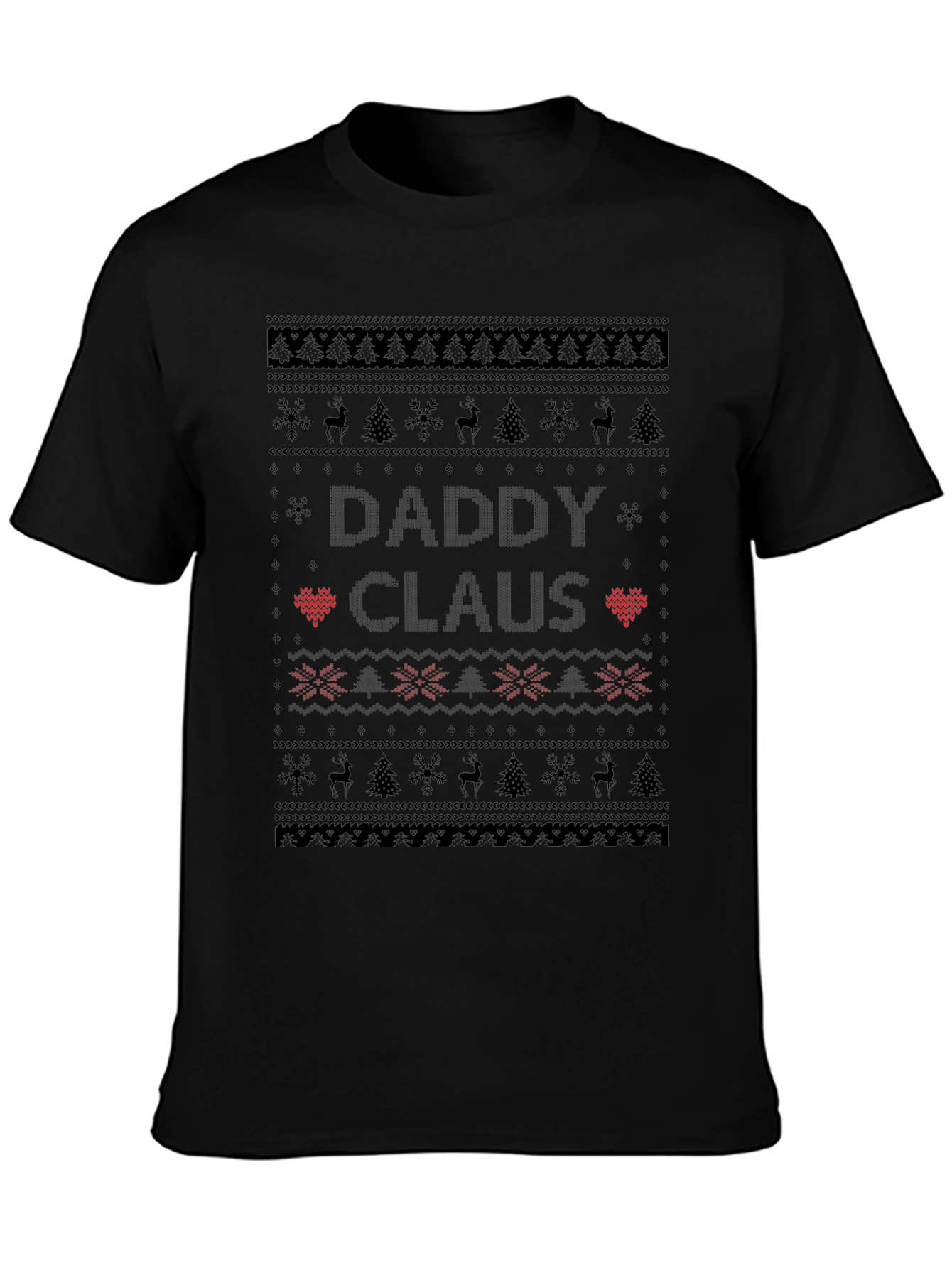 Daddy Claus Christmas Ugly Sweater T-Shirt