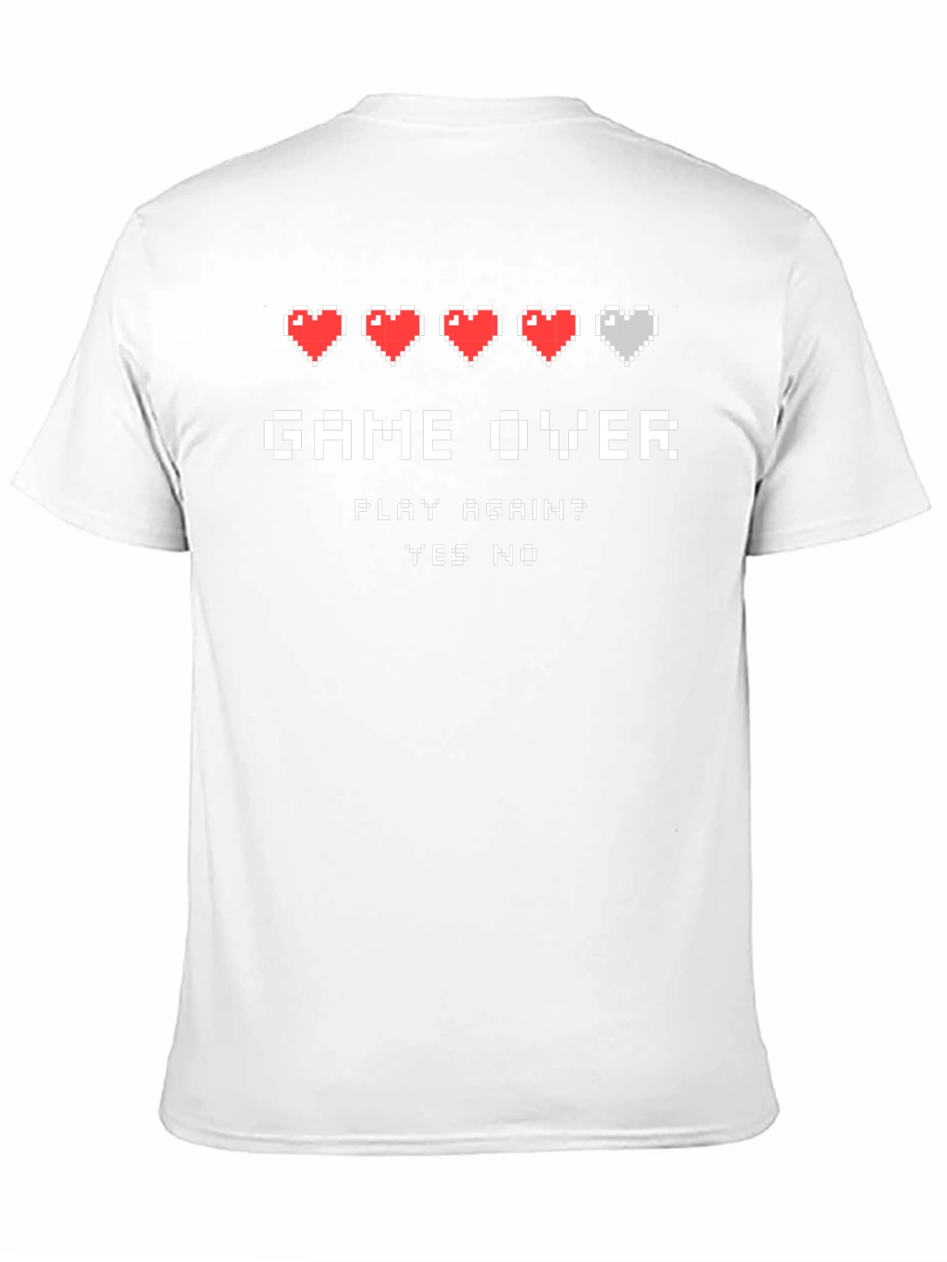 Game Over Pixel Art Graphic T-Shirt - Gamer Tee