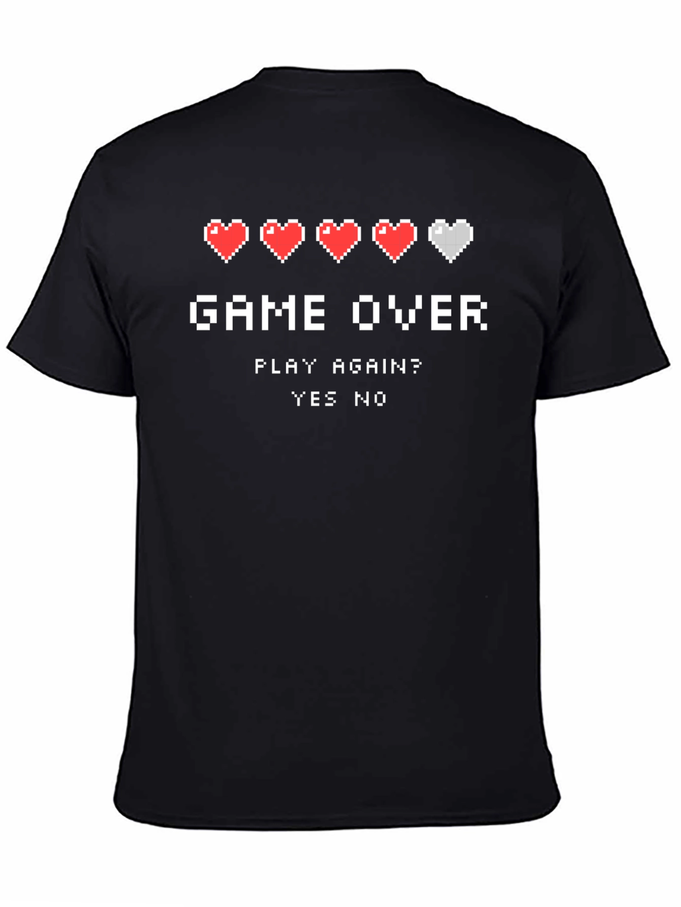 Game Over Pixel Art Graphic T-Shirt - Gamer Tee