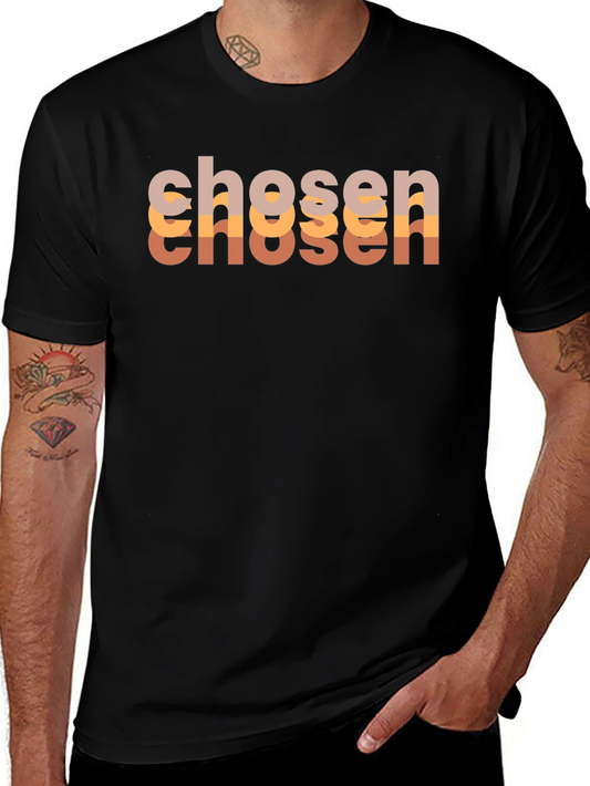 Chosen Graphic Tee - Stylish Black T-Shirt