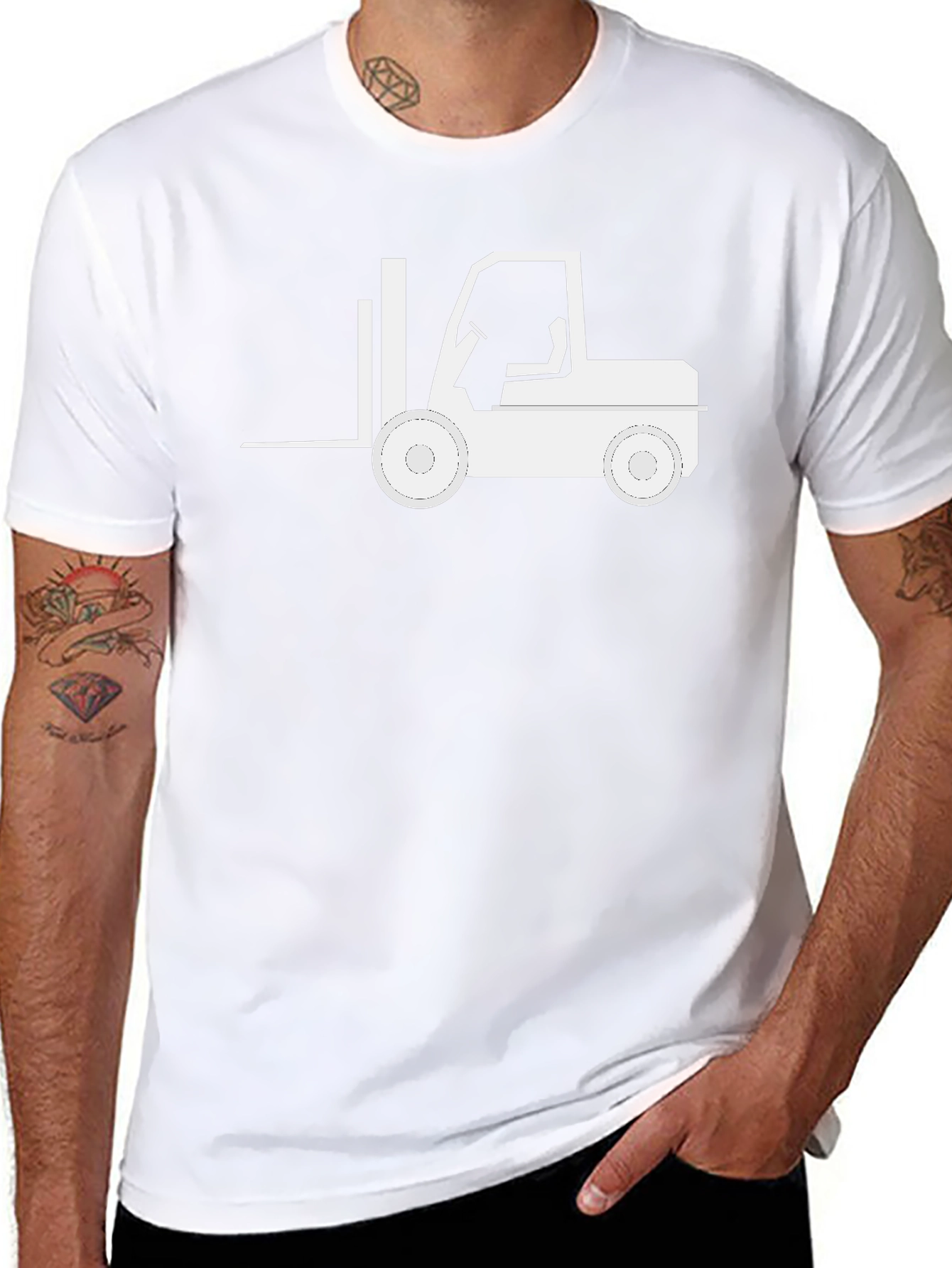 Forklift Graphic Tee - Bold & Stylish