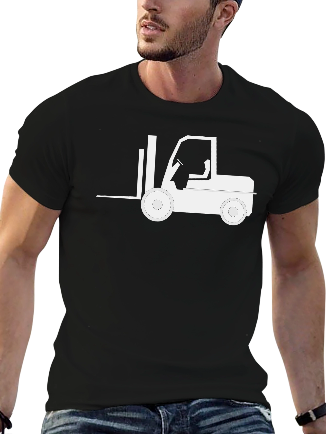 Forklift Graphic Tee - Bold & Stylish
