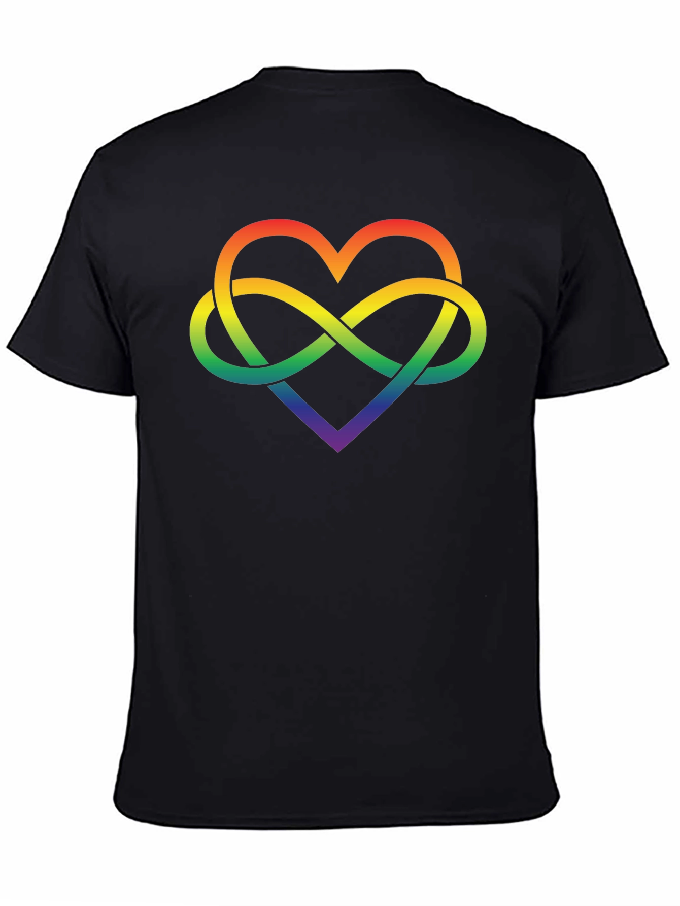 Rainbow Infinity Heart Graphic Tee