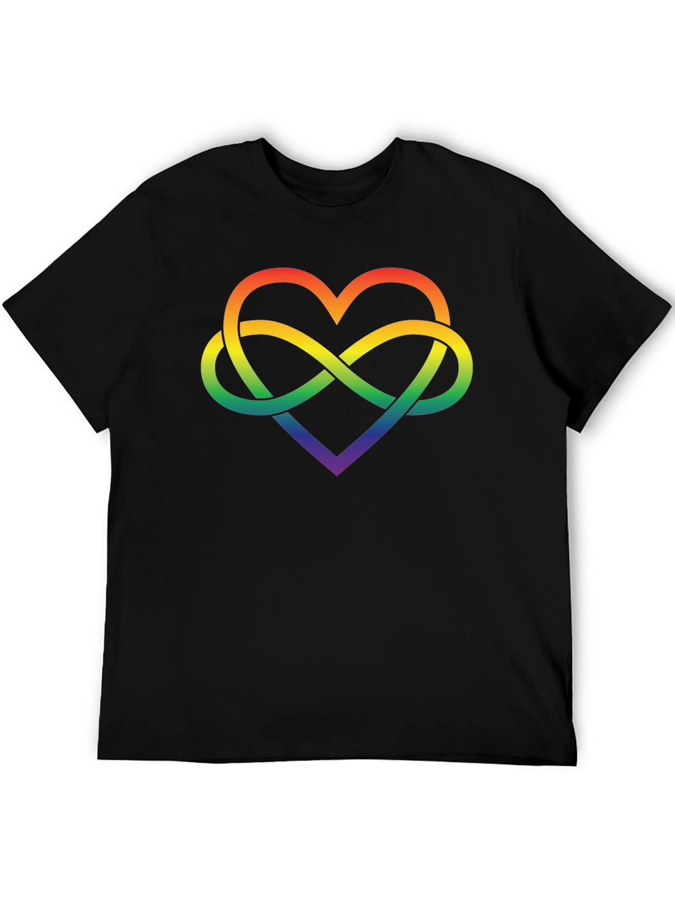 Rainbow Infinity Heart Graphic Tee