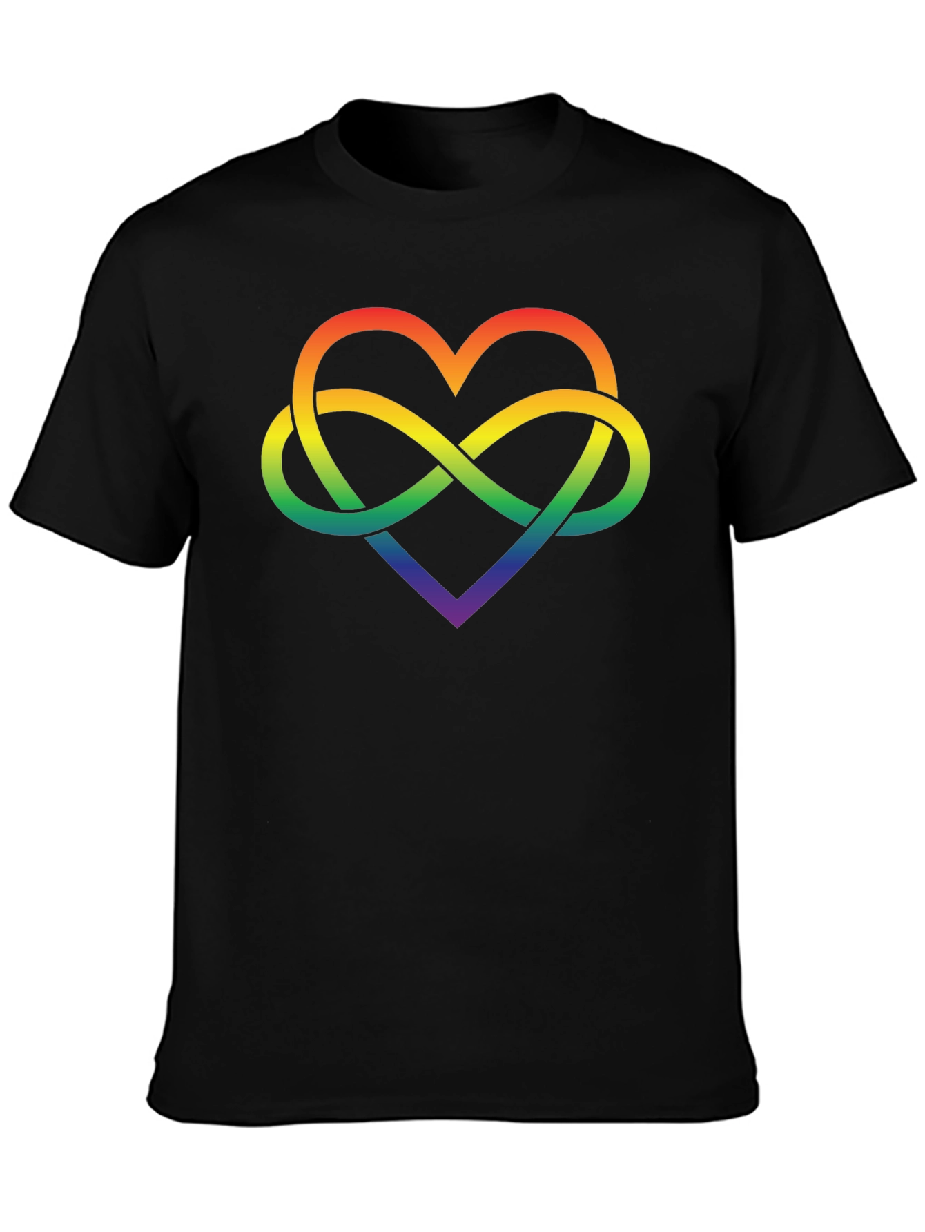 Rainbow Infinity Heart Graphic Tee