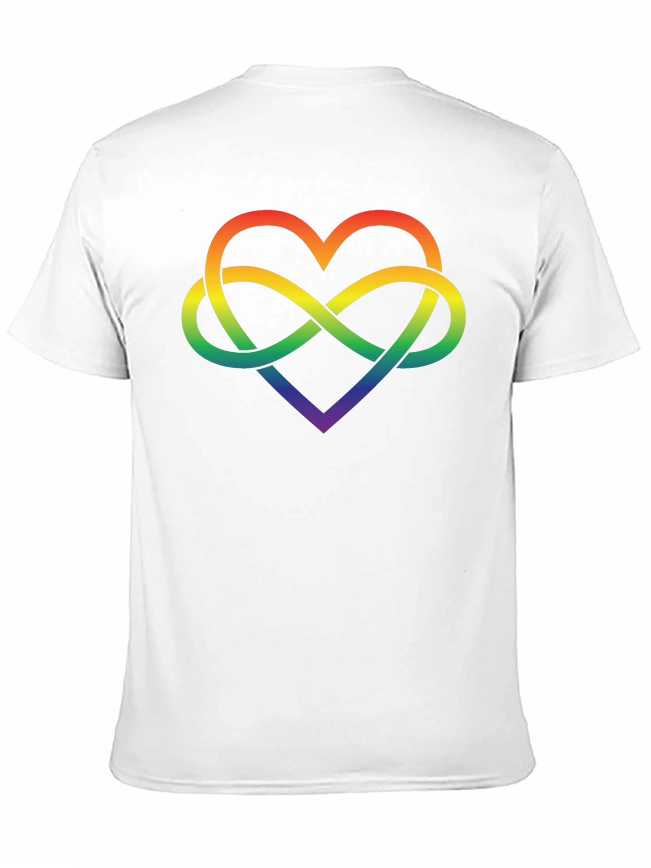 Rainbow Infinity Heart Graphic Tee