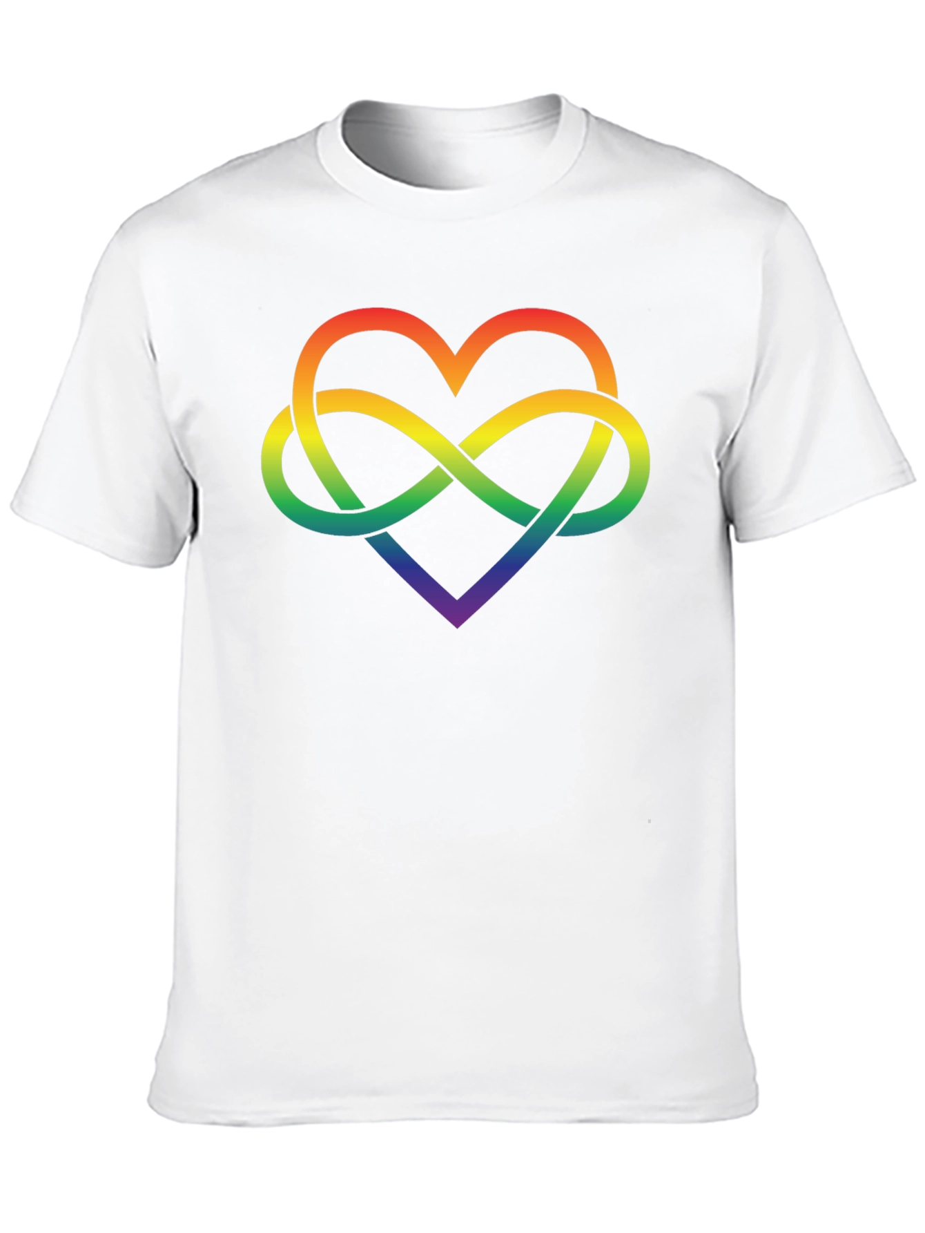 Rainbow Infinity Heart Graphic Tee
