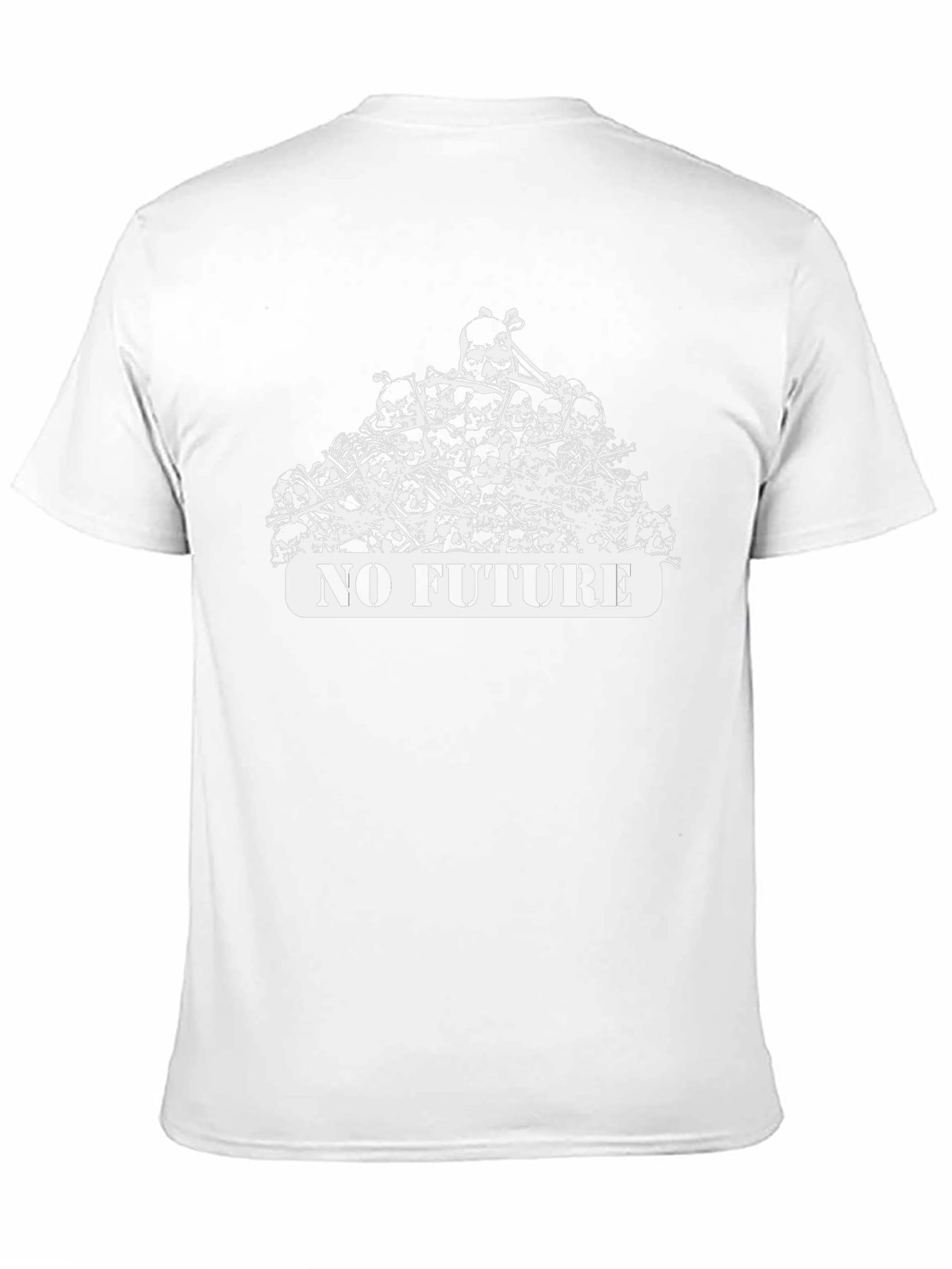 No Future Skull Pile Graphic Tee - Edgy Streetwear