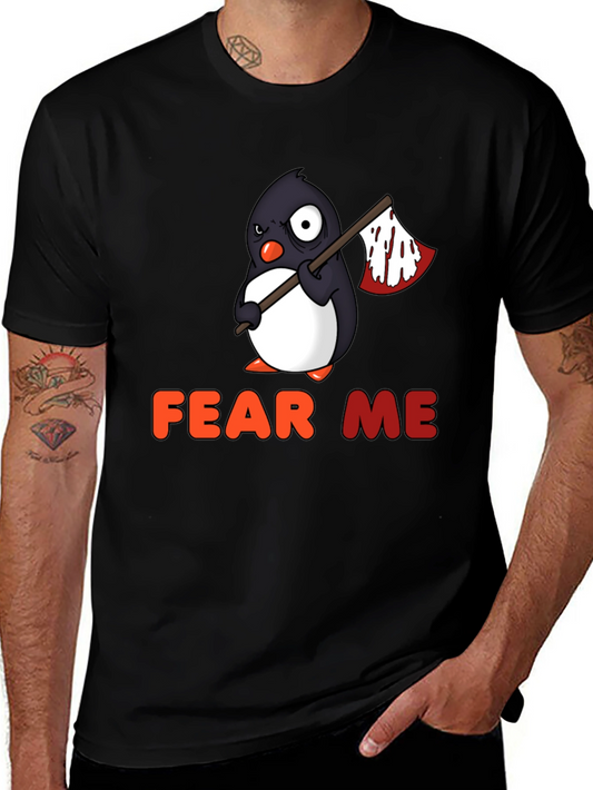 Fear Me Penguin Graphic T-Shirt