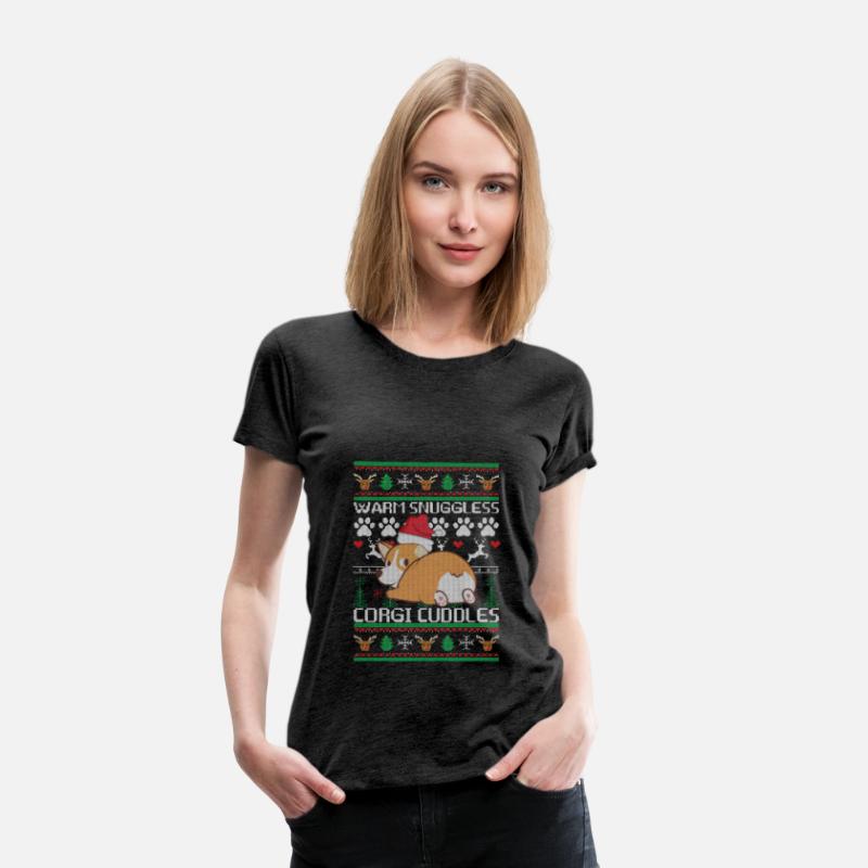 Warm Snuggles Corgi Cuddles Funny Christmas