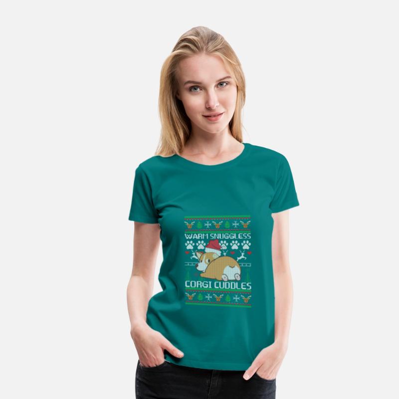 Warm Snuggles Corgi Cuddles Funny Christmas