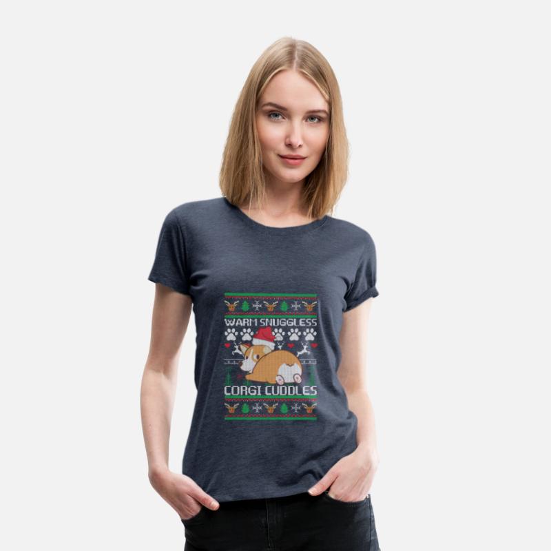 Warm Snuggles Corgi Cuddles Funny Christmas