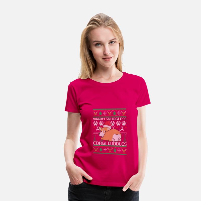 Warm Snuggles Corgi Cuddles Funny Christmas