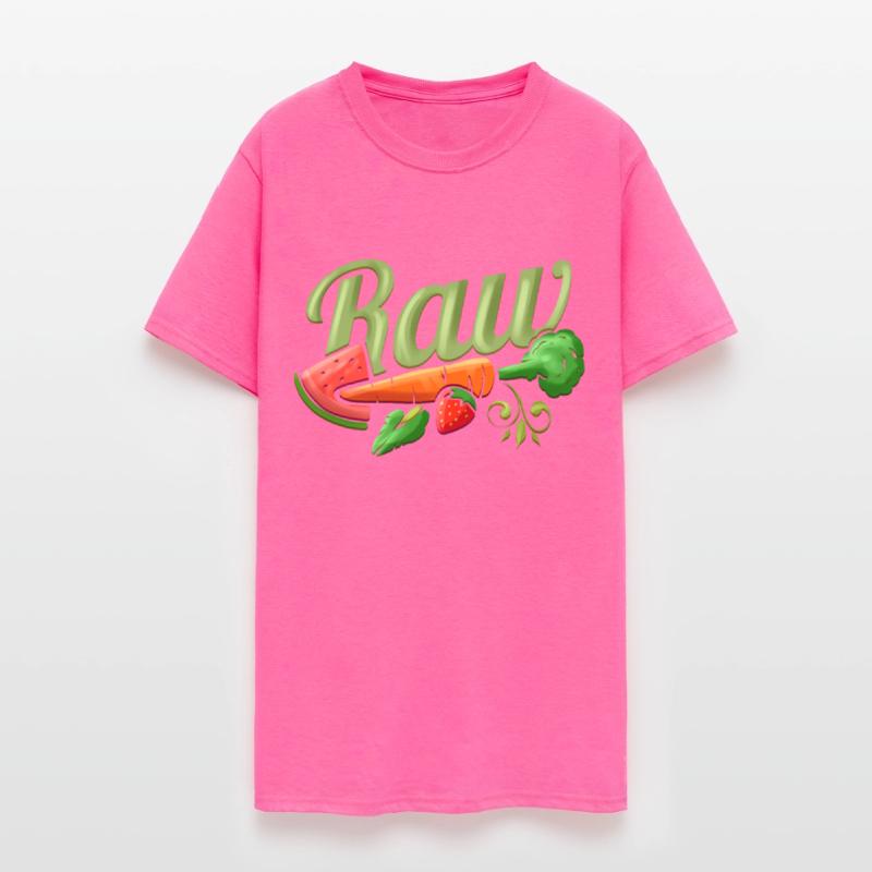Watermelon Strawberry Carrot I Like It Raw Logo -