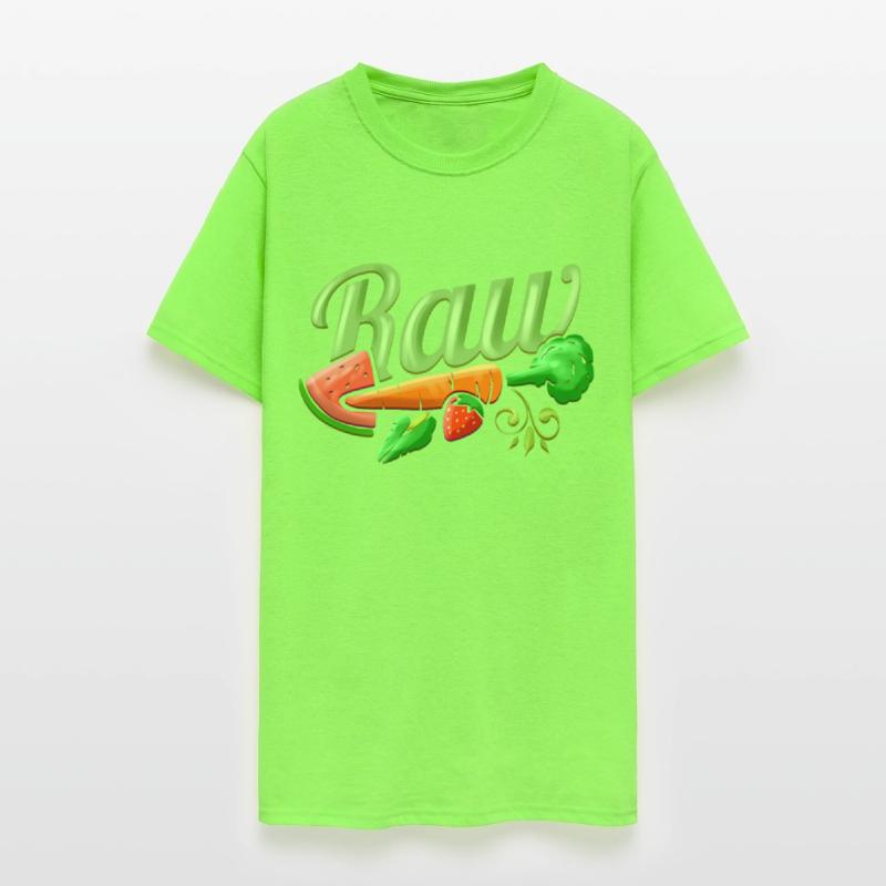 Watermelon Strawberry Carrot I Like It Raw Logo -