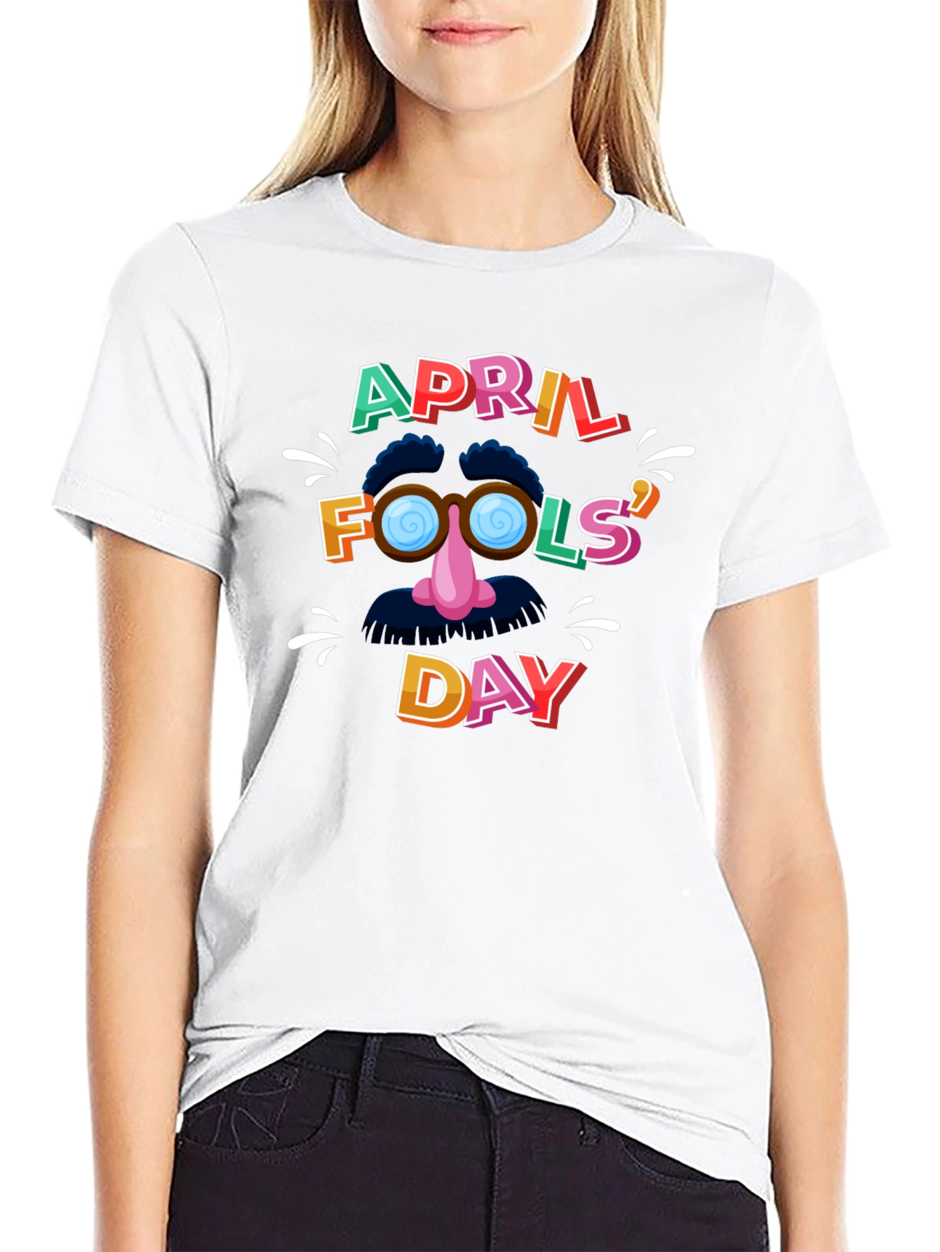 April Fools Day T-Shirt - Funny Groucho Design