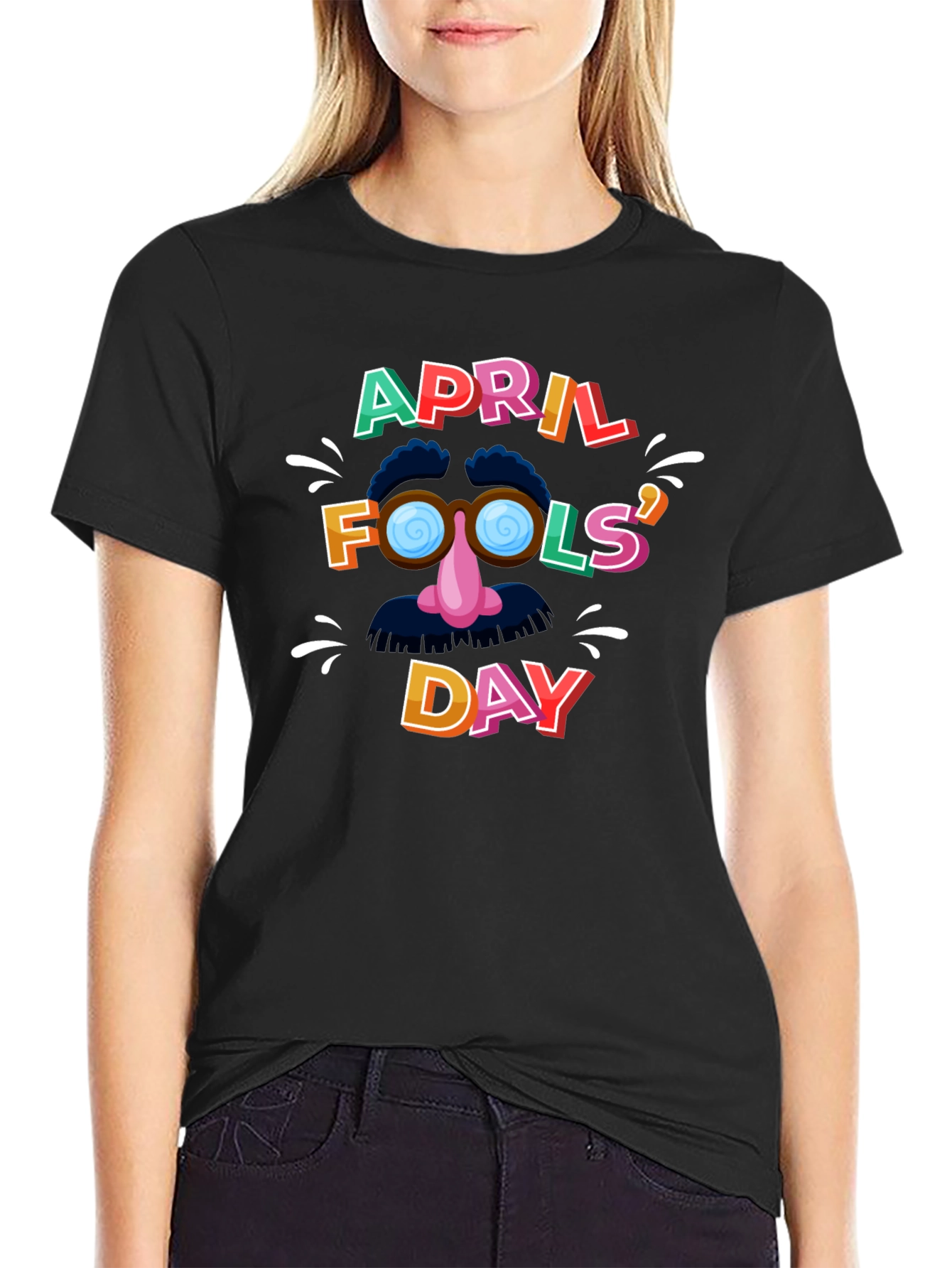 April Fools Day T-Shirt - Funny Groucho Design