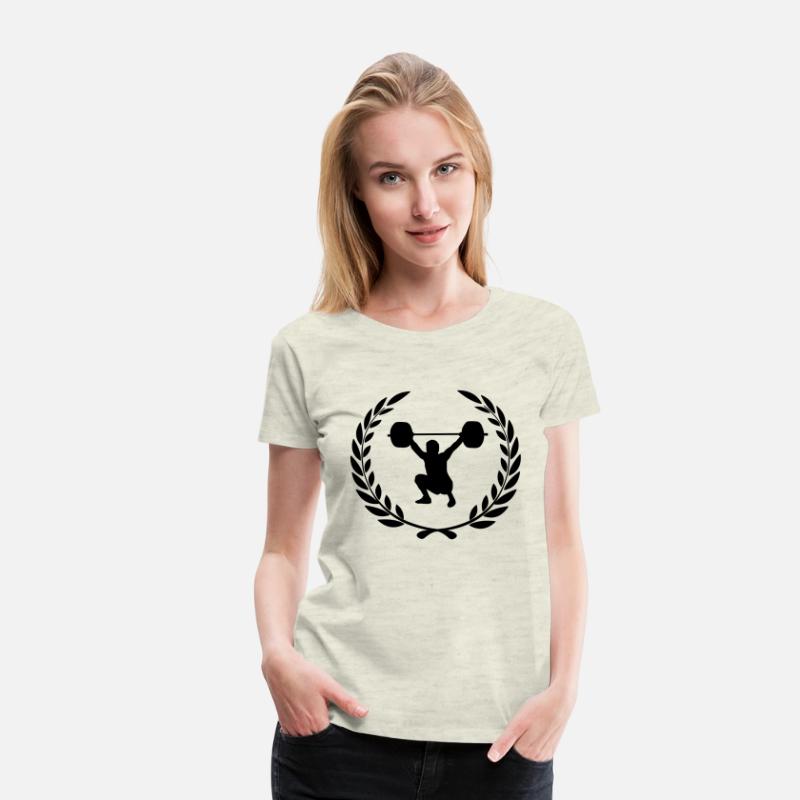 Weightlifter prize laurel wreath weightlifting