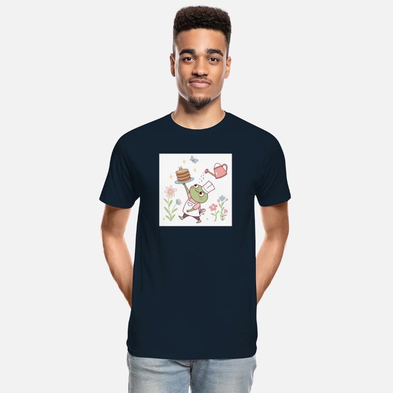 Whimsical Frog Chef with Pancakes