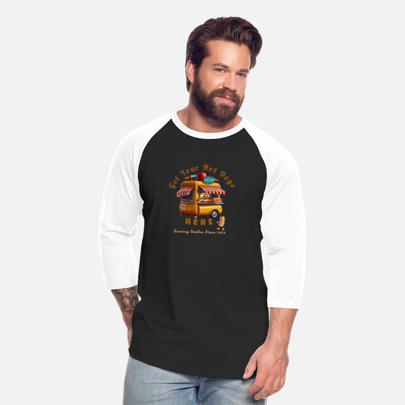 “Whimsical Hot Dog Cart Tee”