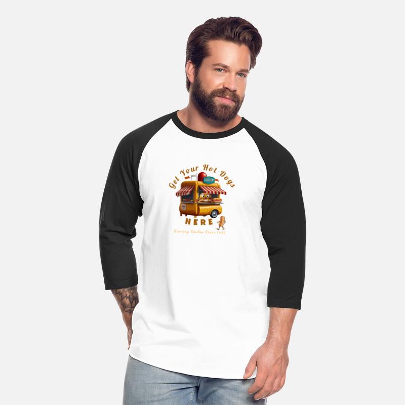“Whimsical Hot Dog Cart Tee”