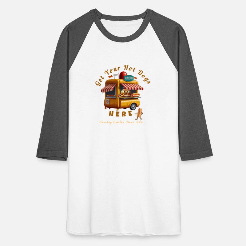 “Whimsical Hot Dog Cart Tee”