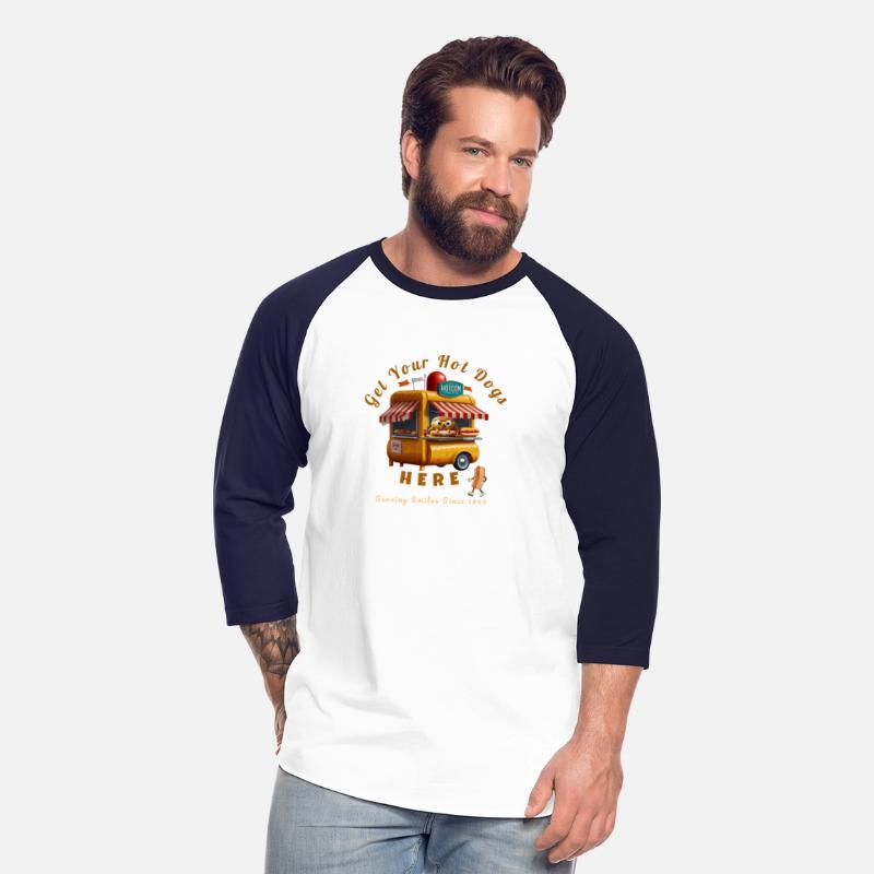 “Whimsical Hot Dog Cart Tee”