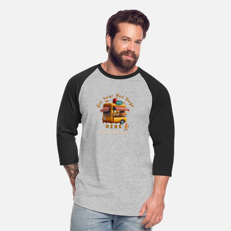 “Whimsical Hot Dog Cart Tee”