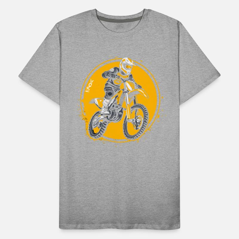 White and Yellow Super Motocross
