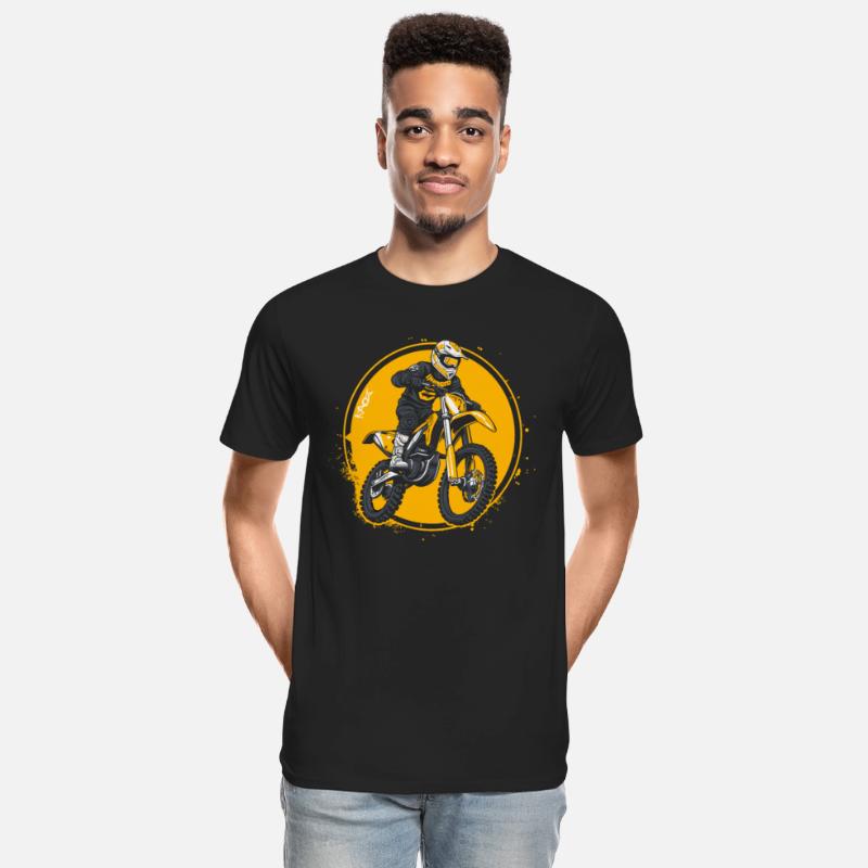 White and Yellow Super Motocross